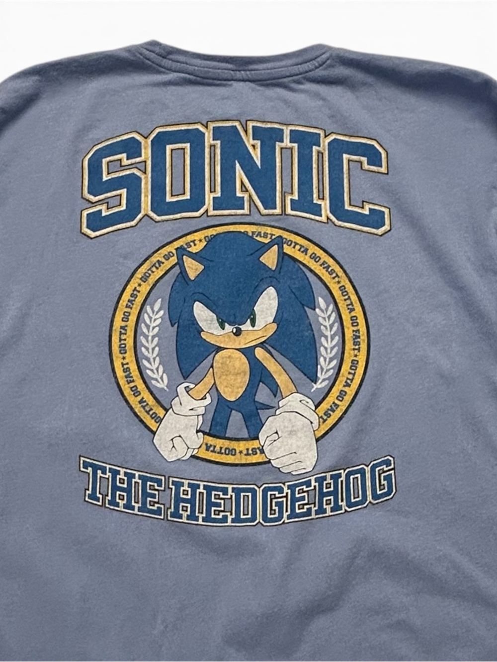 GAP Kids Sonic Blue Long-Sleeve T-Shirt SZ XXL (14-16) EUC Casual kidcore - Picture 3 of 8